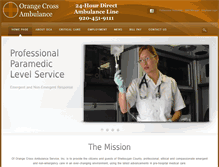 Tablet Screenshot of orangecross.org